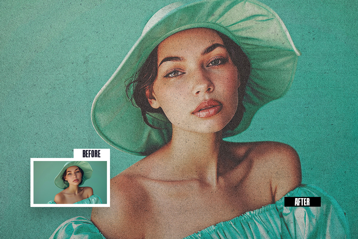 Grain Film Photo Effect, a Layer Style Add-On by iDoodle Studio (Photo 4 of 5)