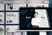 Influencer Marketing PowerPoint, a Presentation Template by MtvtdArt (Thumbnail 1 of 6)