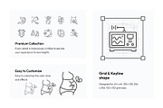 Animated Pregnant Woman Icons, an Outline Icon by Prosymbols (Thumbnail 3 of 5)