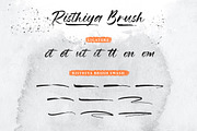Risthiya Brush, a Handwritten Font by Gatype (Thumbnail 5 of 6)