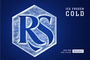 Ice Frozen Logo Text Effect Mockup, a Layer Style Add-On by studiogstock (Thumbnail 1 of 2)