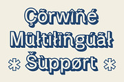 Corwine 3D, a Sans Serif Font by Craft Supply Co. (Thumbnail 4 of 8)