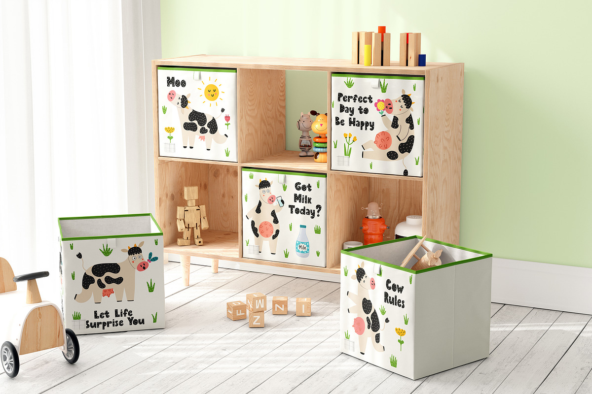 Moo Collection - Clipart & Patterns, an Animal Illustration by Gulnara Sabirova (Photo 9 of 12)