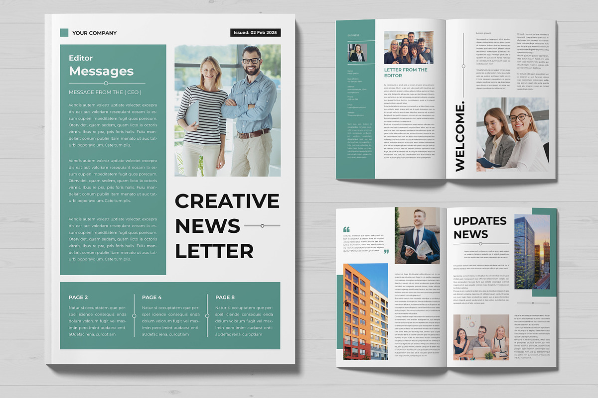 Creative News Letter Design Template