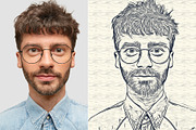Line Art Oil Painting Effect, an Action Add-On by DesignCave (Thumbnail 2 of 5)
