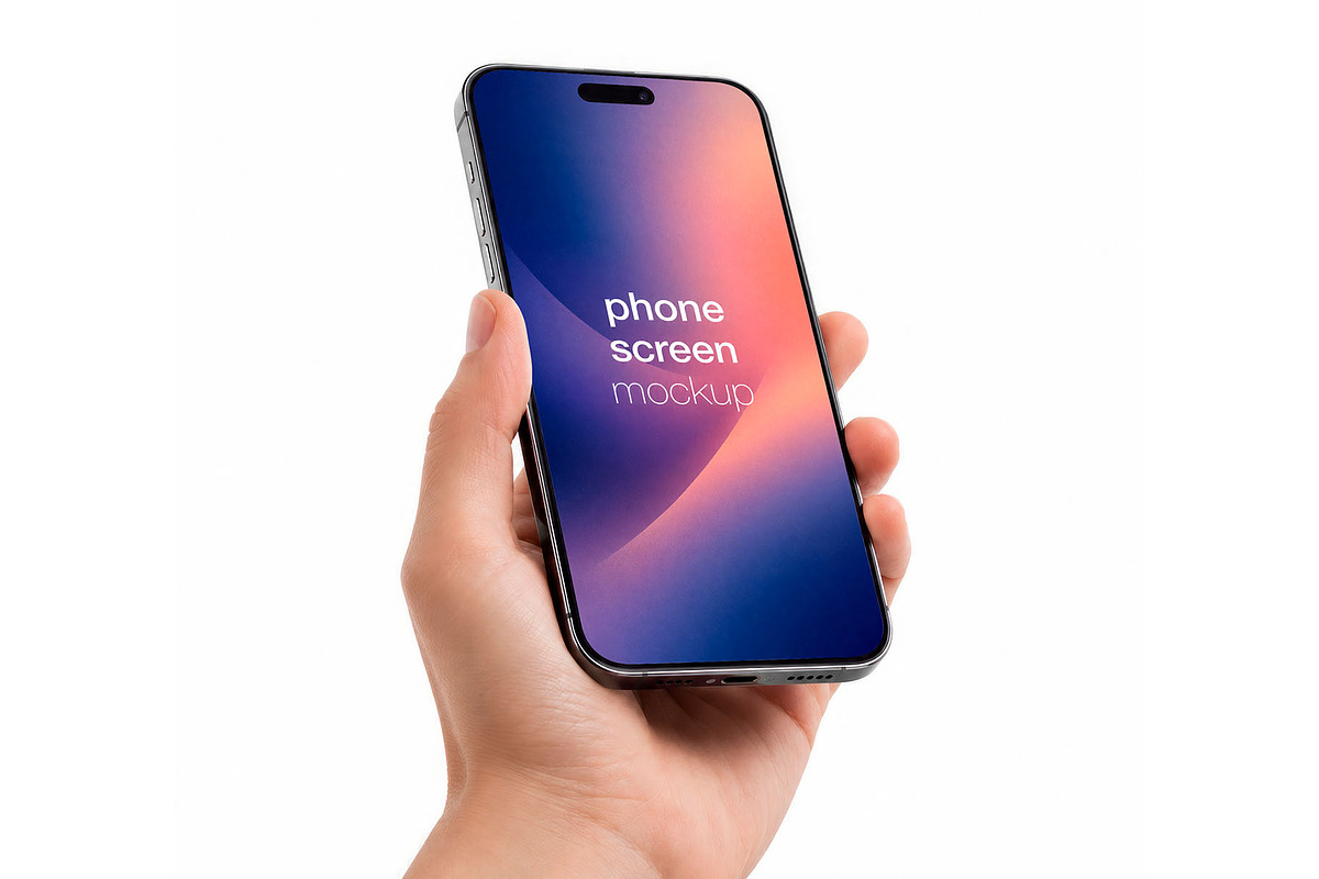 Phone Screen Mockups Pack, an Android Mockup by McLittle Stock (Photo 6 of 13)