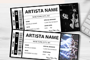 Editable Concert Ticket Template, an Invitation Template by YasdeyDesigns (Thumbnail 7 of 9)