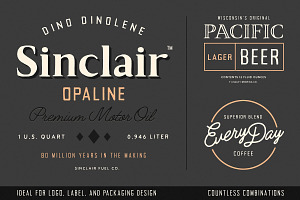 19 Vintage Fonts Bundle & Extras