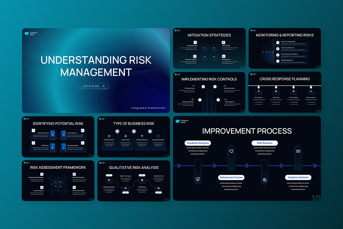 Risk Management Infographic Keynote, a Presentation Template by Antstheme (Photo 3 of 4)