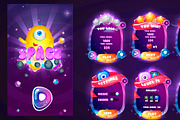 Space cartoon game assets set, a Templates & Theme by JUBO (Thumbnail 2 of 3)