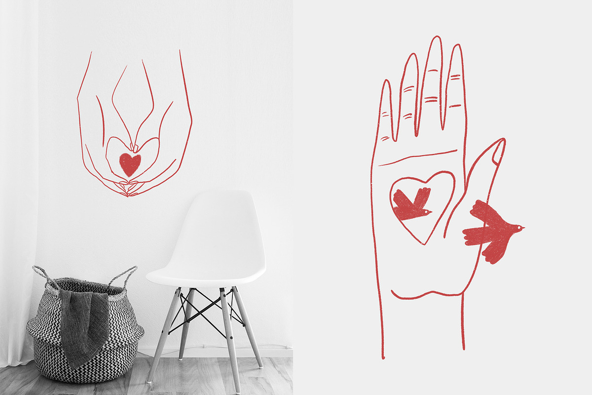 Love Line Art Collection, a Person Illustration by Annakniaz (Photo 14 of 15)