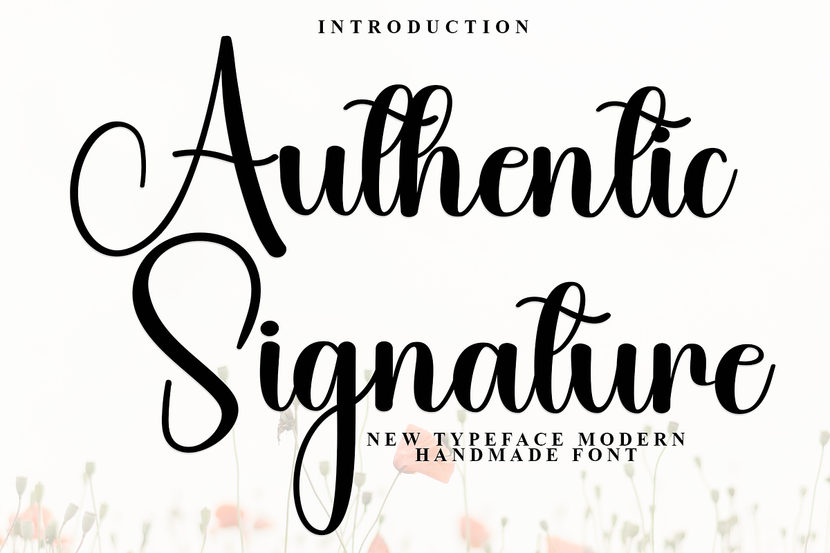 Authentic Signature, a Handwritten Font by FreshTypeINK (Photo 1 of 8)
