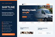 SHIFTLINE - Removals HTML Template, a HTML Template by Darweish Designs (Thumbnail 1 of 7)