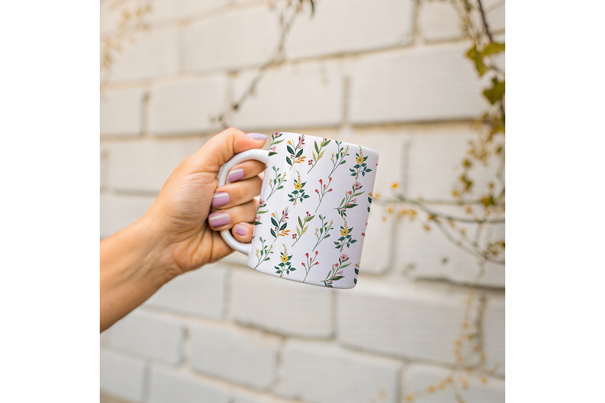 Neutral Mug Mockup with Rustic Wall, a Product Mockup by MockupWizard (Photo 4 of 5)