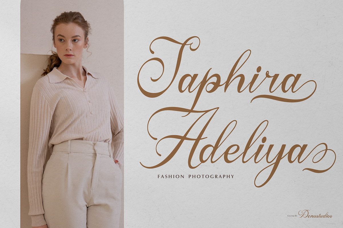 Anelyas | Modern Calligraphy, a Script Font by Denustudios (Photo 4 of 12)