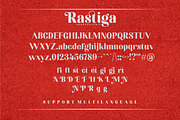 Rastiga display serif, a Serif Font by Glyphstyle (Thumbnail 6 of 6)