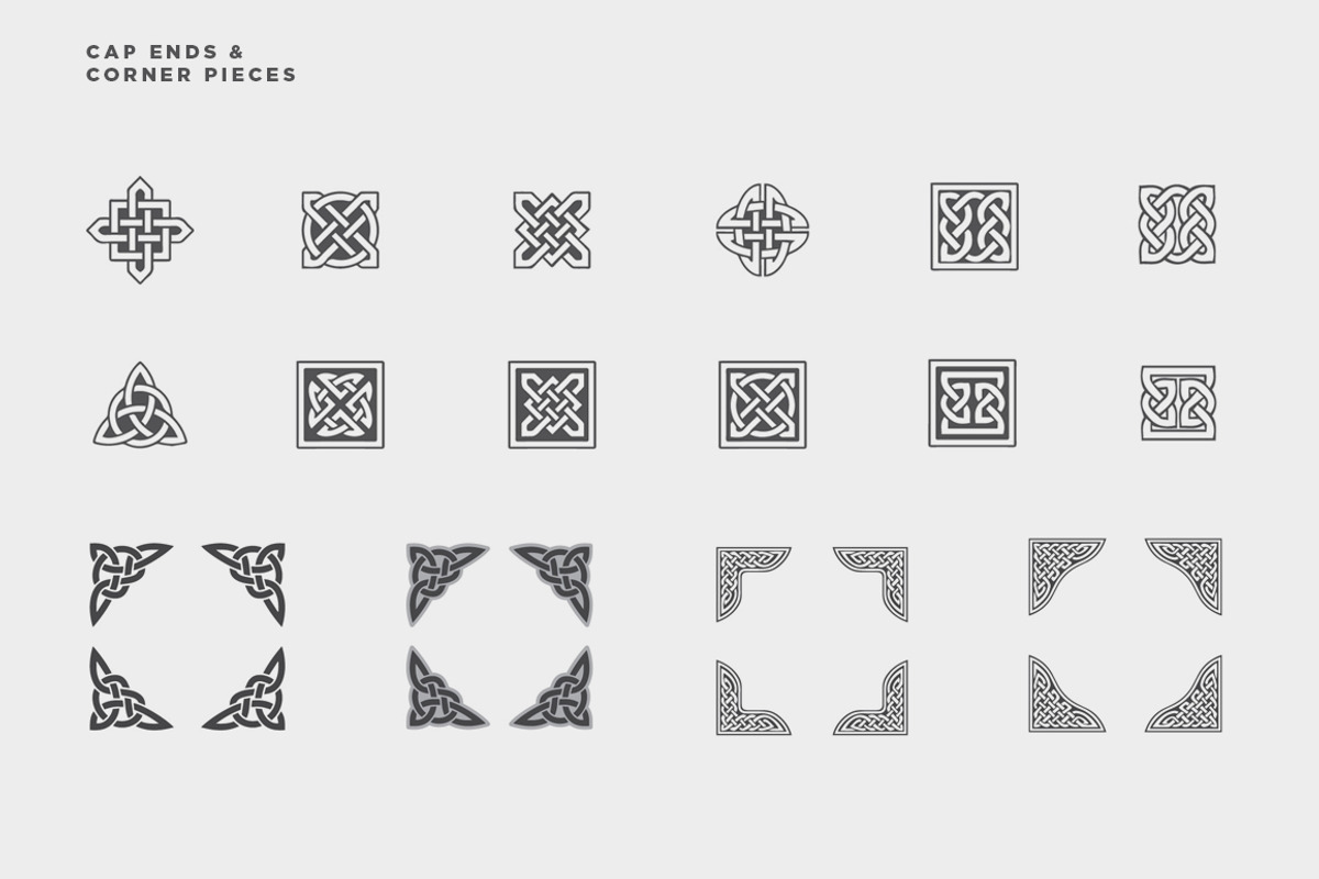 Celtic Patterns Vector Pack, a Graphic by Twinbrush (Photo 4 of 11)