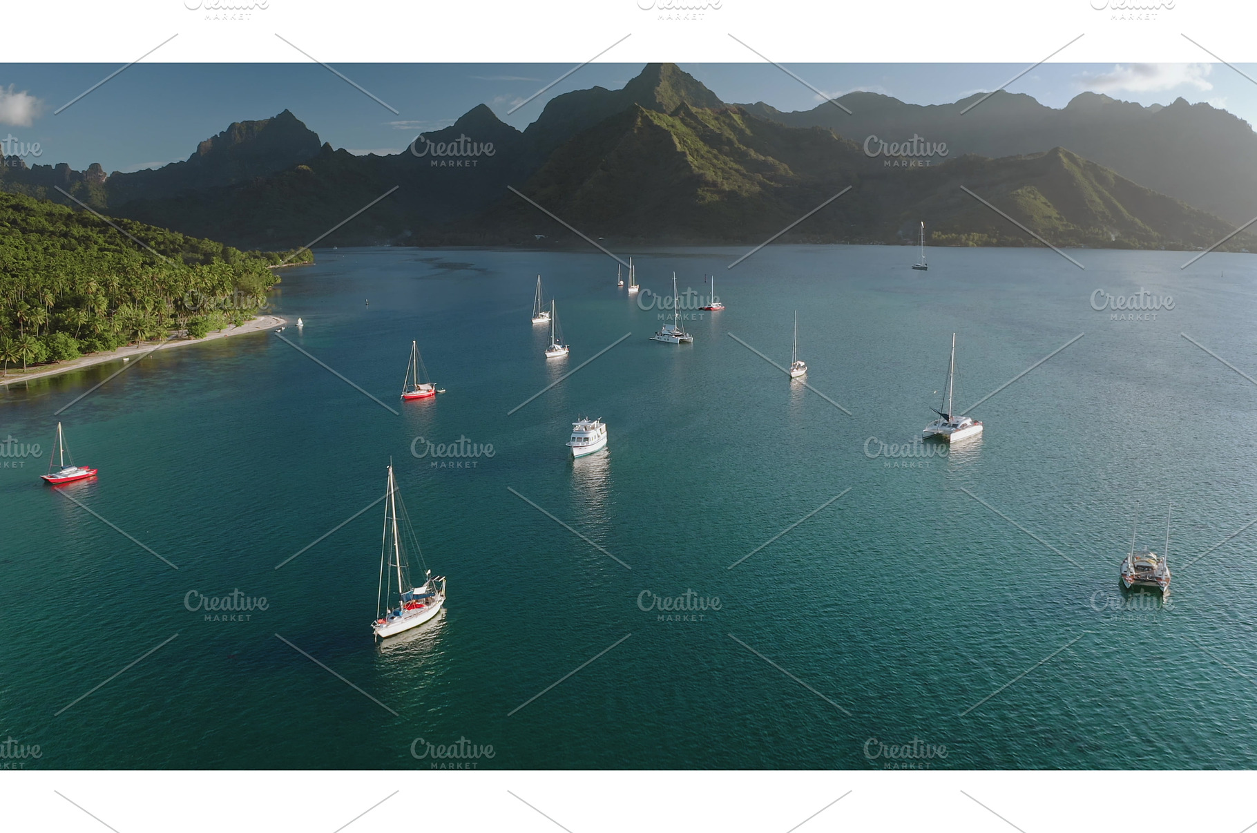 Sailboats yacht and catamarans, a Nature Photo by Goinyk
