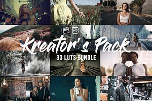 Kreator's Pack 33 Video LUTs Bundle