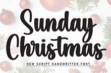 Sunday Christmas | Script Font