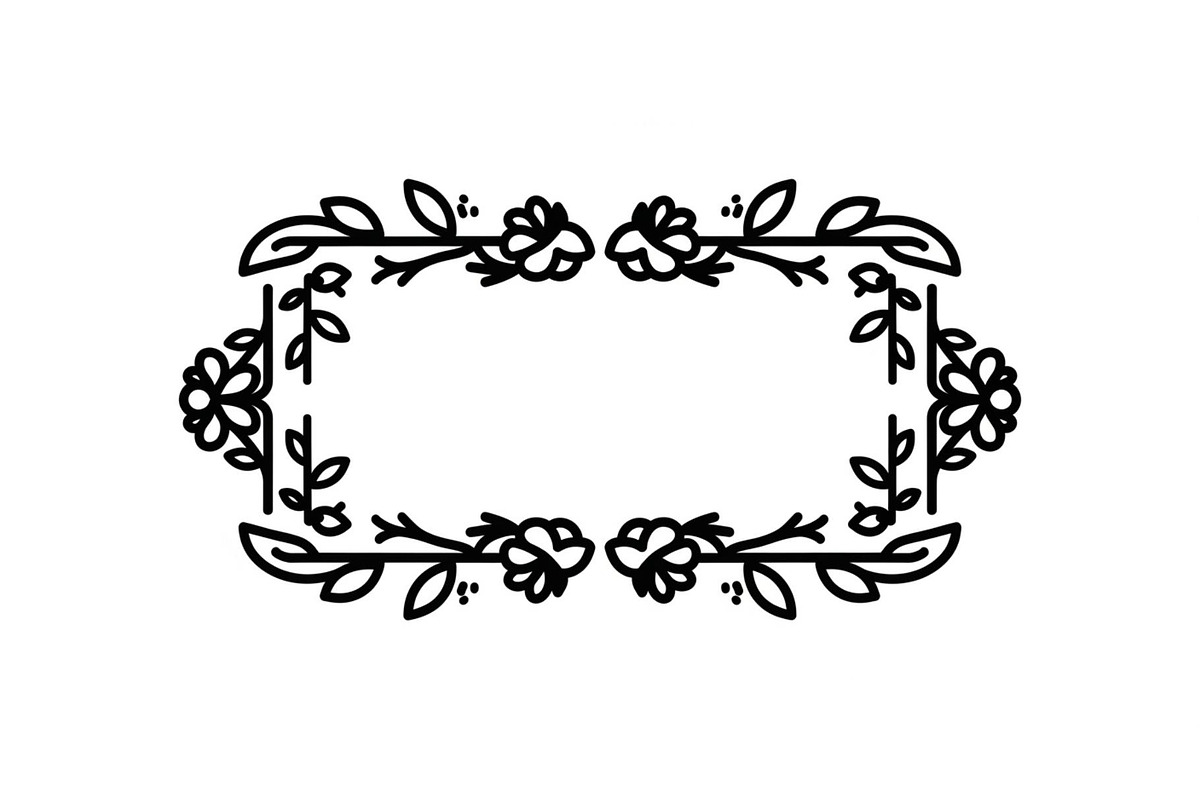 Vintage Floral Frame Vector Bundle, an Illustration by Designs_River (Photo 31 of 51)