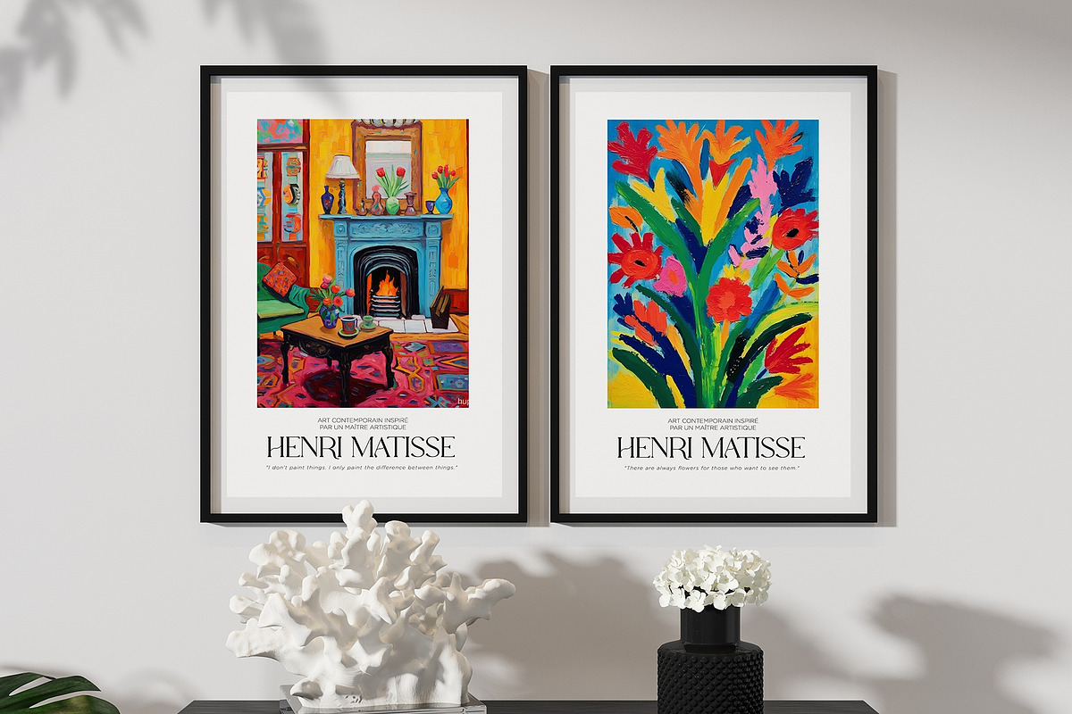 Matisse Inspired Modern Art Poster, a Decorative Illustration by Vibrand Studio (Photo 5 of 12)