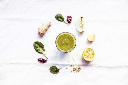 Green smoothie containing food, smoothie, and healthy, a Food & Drink Photo by Justyna Ka