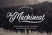 Machineat, a Script Font by Wacaksara Co. (Thumbnail 1 of 10)