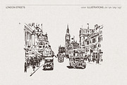 London Street Scene Sketches, a Work Illustration by TheMountBirdStudio (Thumbnail 3 of 6)