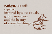 Noira – Soft Organic Display Font, a Script Font by Creacy Studio (Thumbnail 2 of 8)