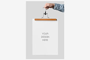 A3 Poster Mockup, an Advertising Mockup by Shablon (Thumbnail 1 of 5)