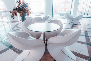 Modern sculptural lounge seating, an Arts & Entertainment Photo by SkyNext