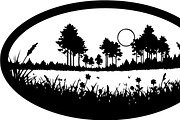 Night Landscape Egg Silhouette Bundl, an Illustration by Designs_River (Thumbnail 15 of 22)