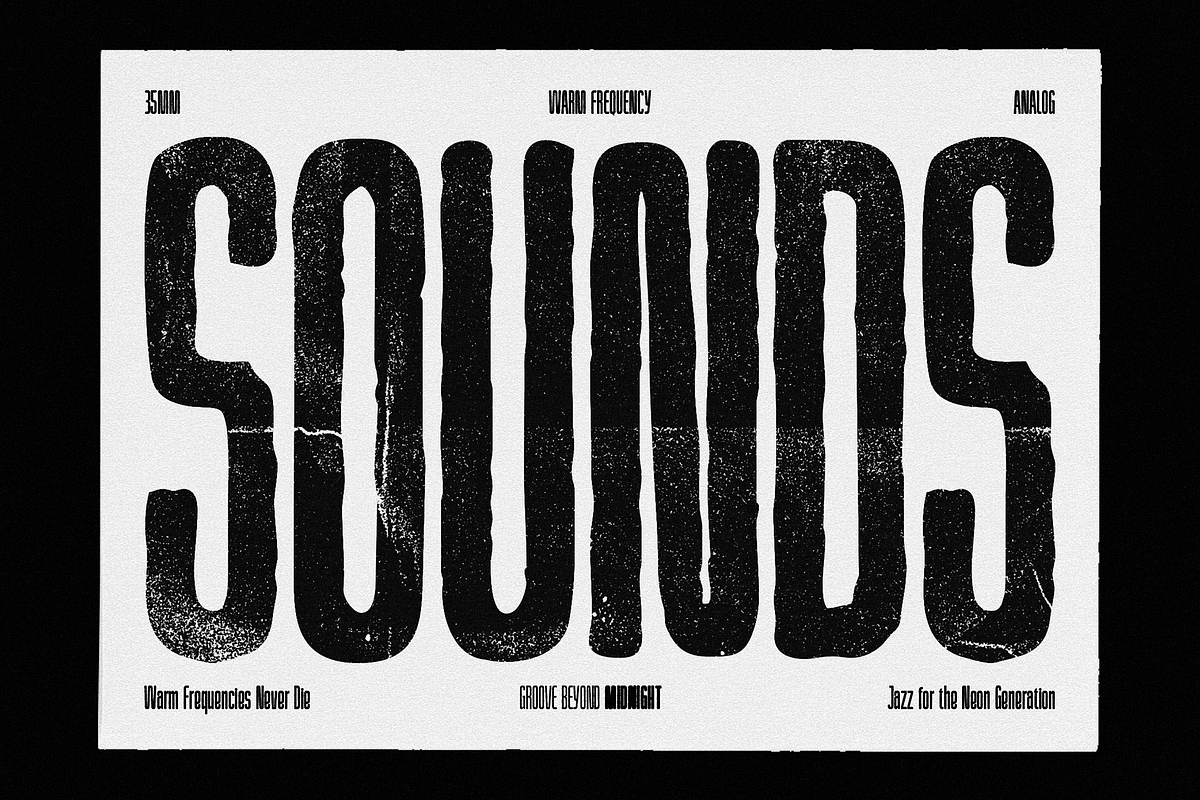 Rainshade Rough - Condensed Font, a Sans Serif Font by Typeparties (Photo 3 of 14)