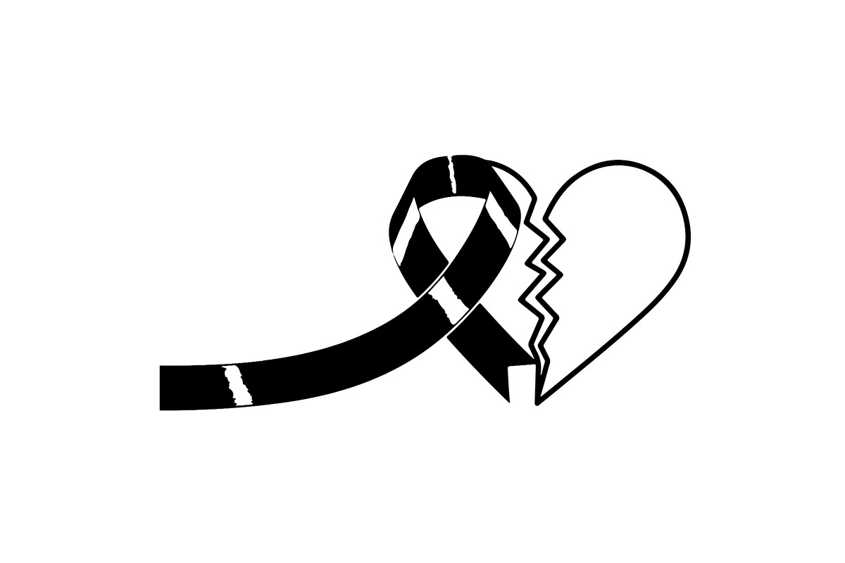 Cancer Awareness Silhouette Set, a Healthcare Illustration by Designer_Momina (Photo 21 of 24)