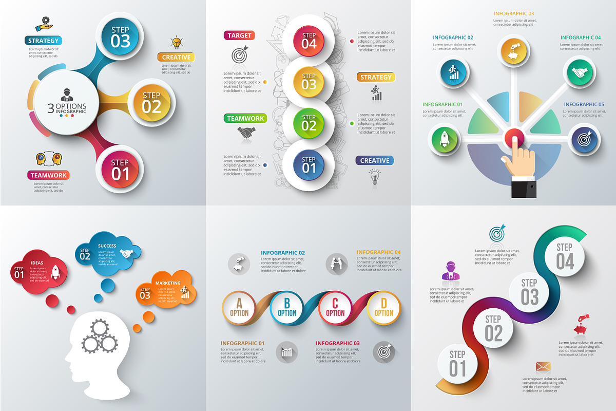 Infographic elements bundle v.01, a Presentation Template by Abert (Photo 9 of 9)