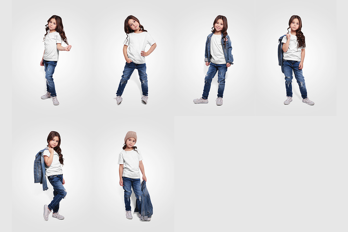 Kids Girl T-Shirt PSD Mockups Vol1.2, a Shirt Mockup by Hi, Mock-Up! (Photo 12 of 12)