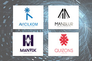 Futuristic & Geometric Logos Bundle, a Branding & Logo Template by AN Productions (Thumbnail 18 of 47)