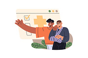 Insurance policies concept set, a Finance Illustration by PaperTrident (Thumbnail 4 of 12)