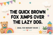 Cheerful Book - Playful Kids Font, a Sans Serif Font by KiddoGlyphs Studio (Thumbnail 2 of 3)