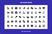 Supply chain icons, an Outline Icon by Wencory (Thumbnail 1 of 2)