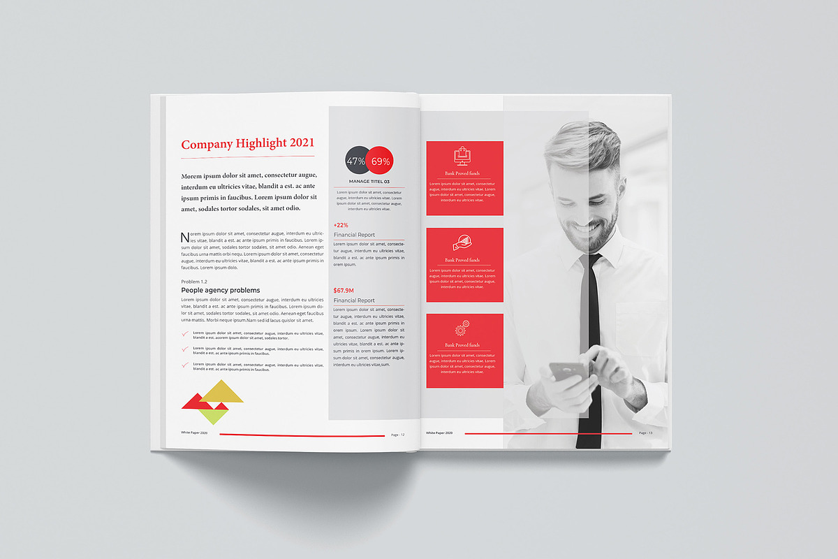 Annual Report Bundle | Word, indd, a Brochure Template by obayes (Photo 28 of 51)