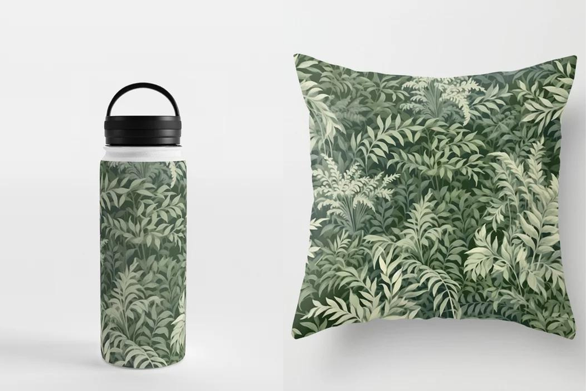 Nature Ferns Seamless Pattern, a Pattern Graphic by Pattern Pulse (Photo 5 of 6)