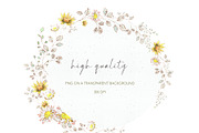 Romantic Watercolor Floral Frames, a Decorative Illustration by MariaScaroniAtelier (Thumbnail 8 of 14)