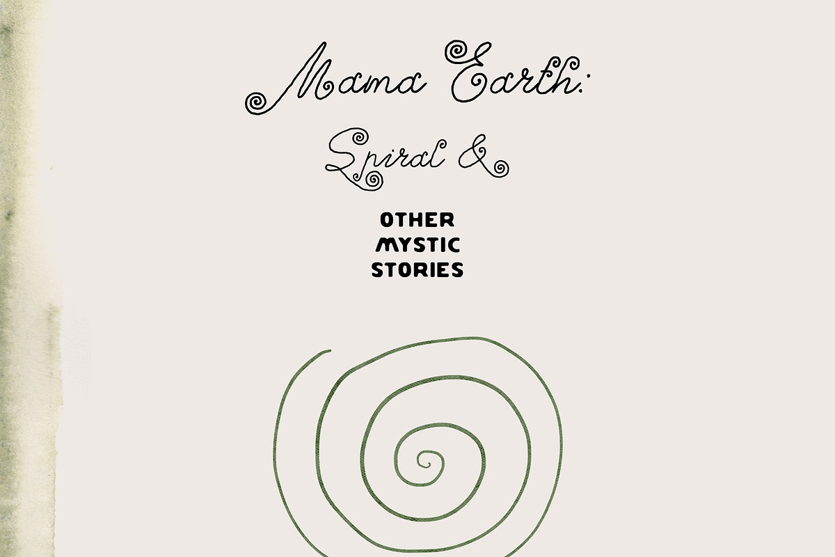 MAMA EARTH Mystic Spiral Textures, an Object Graphic by Lana Elanor (Photo 10 of 17)