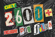 2600+ Ransom Note Letters from 1980s, an Object Graphic by Thundr Co. (Thumbnail 2 of 12)