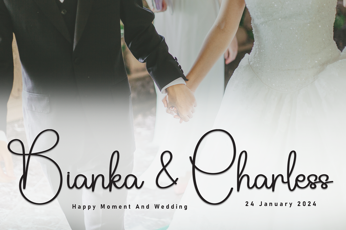 Blissful | Script Font, a Handwritten Font by Scratchones (Photo 3 of 8)
