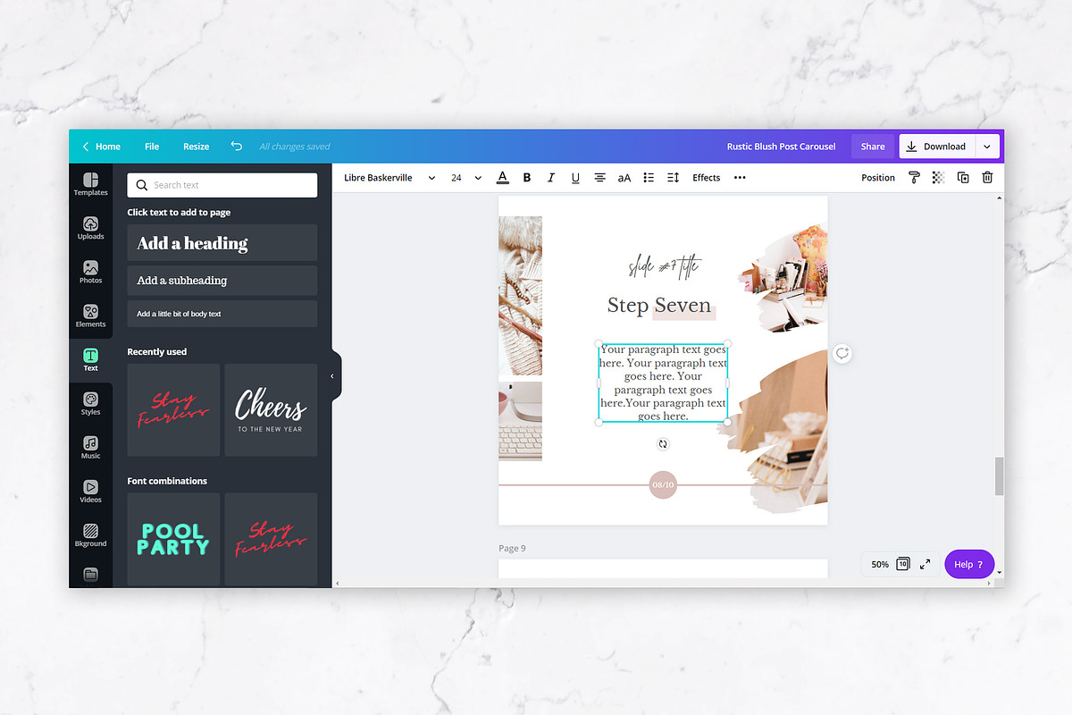 Instagram Post Carousel | Canva, a Social Media Template by Thirty One ...