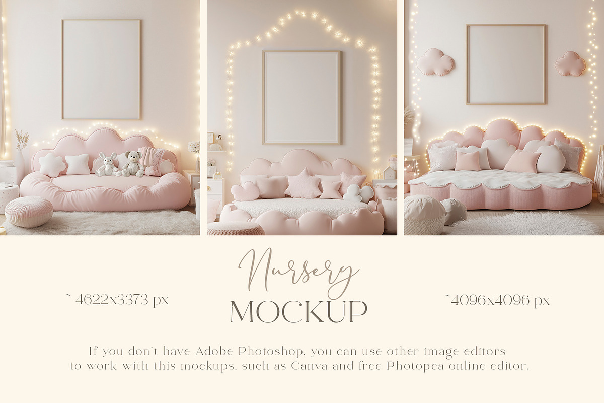 Holidays Nursery Mockups., a Books & Magazine Mockup by Designwork (Photo 10 of 16)