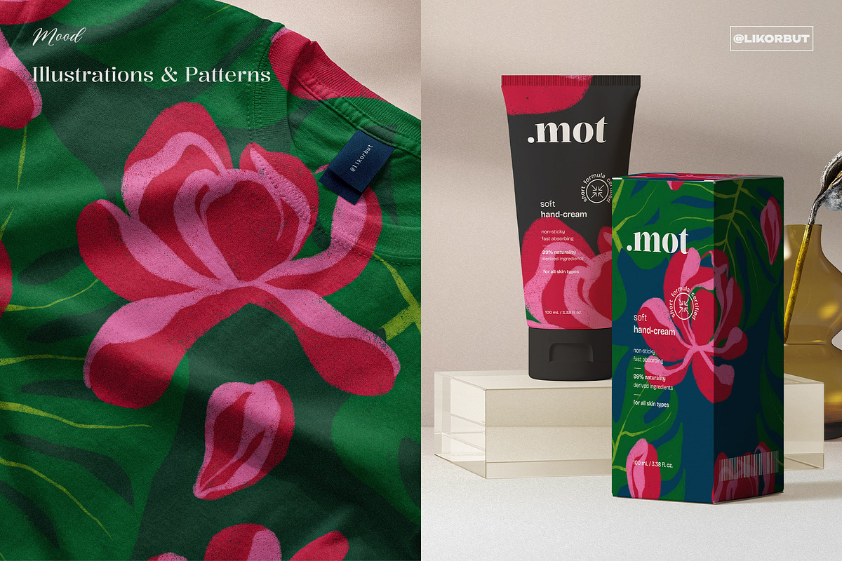 Bold Tropical Floral Pattern, a Pattern Graphic by likorbut (Photo 6 of 15)